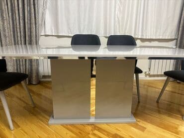 Lincoln: Для гостиной, Нераскладной, Прямоугольный стол, 6 стульев — 5