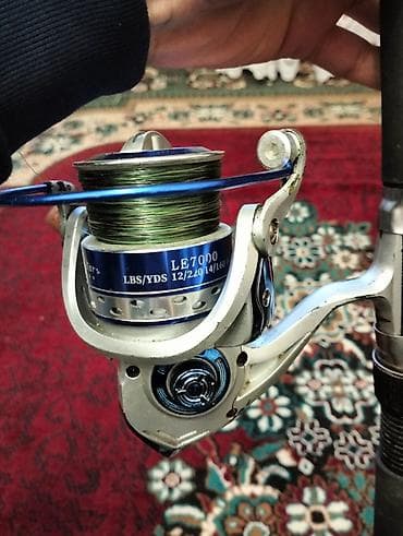 teleskopik: LE7000 model makara ilə təchiz edilmiş teleskopik balıqçılıq çubuğu — 4