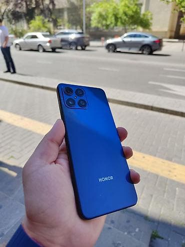 Honor X8a, 128 GB, rəng - Qara, Sənədlərlə, Zəmanət, Barmaq izi