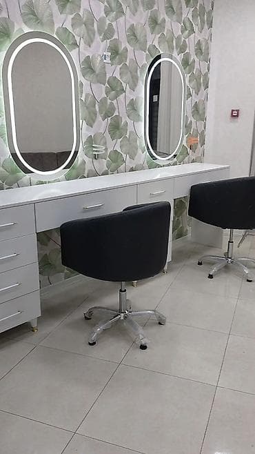 gencede mebel: Gözəllik salonu üçün peşəkar kreslo - Model: dairəvi formalı — 4