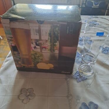 piyvə bakalı: Stəkanlar, Şüşə, 6 ədədli dəst — 1