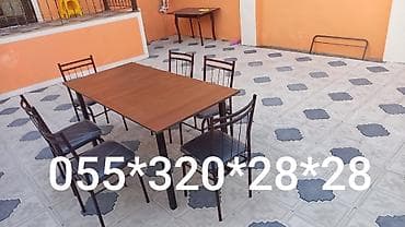 kafe üçün mebel: Kafe və restoranlar üçün 4 nəfərlik 6 nəfərlik 8 nəfərlik stul və — 1