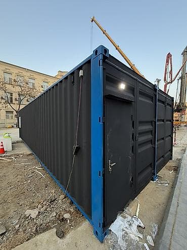 vaqonlarin satisi: Modul konteyner ev/ofis - Ölçü: təxmini 40 ft (uzun konteyner — 3