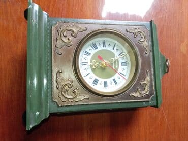 антикварные часы настенные: Məhsul: Köhnə saatlar kolleksiyası Təsvir: - Mayak divar saati: taxta — 3