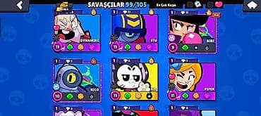 bal: Brawl Stars hesabı – yüksək inkişaf etmiş profil - Kupa yolu: 45.464 — 2