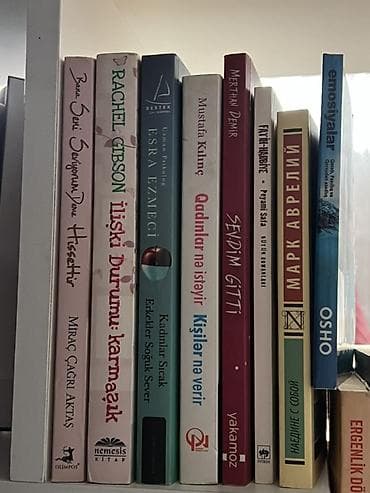 Məhsul: müxtəlif janrlarda böyük kitab kolleksiyası Tərkibə dair