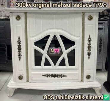 газовая печка: Kamin Peçi, Yeni, yanacaq - Elektrik, Ödənişli çatdırılma — 3