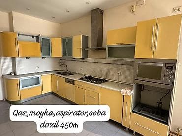 pletka: Mdf mətbəx mebeli 450₼. Ölçü 6m. Üzərində qaz moyka aspirator soba — 1