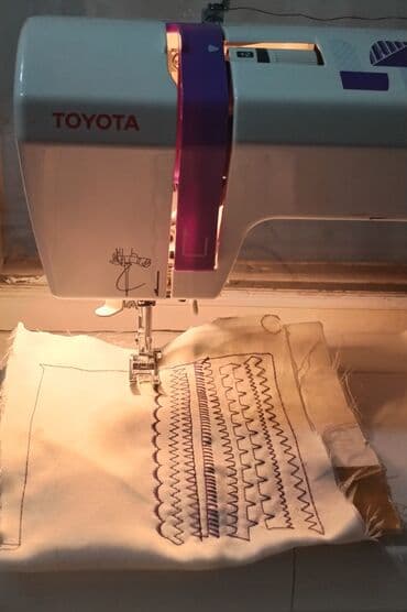 услуга ремонт машин: Toyota tikiş maşını – ergonomik dizaynlı, sakit səslə işləyir. Demək — 2