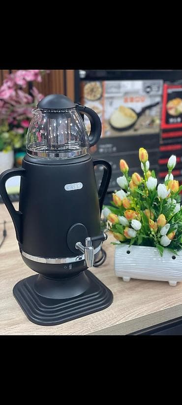 samovar cay: Elektrik çaydan-samovar dəsti Qiymətdə razılaşmaq olar — 1