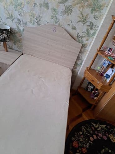 Məişət məhsulları: Təknəfərlik çarpayı, Bazasız, Matras ilə, Siyirməsiz — 1