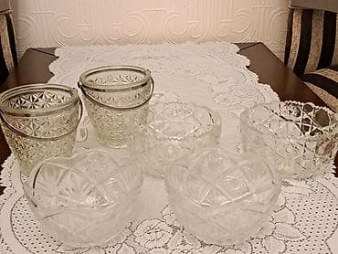 luminark qablar: Qrafin, cerez qabi ve 6 bakal temiz ve seliqeli islenib cat qirig — 4