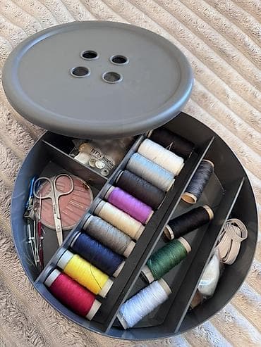 Tikiş qabi ici dolu satilir