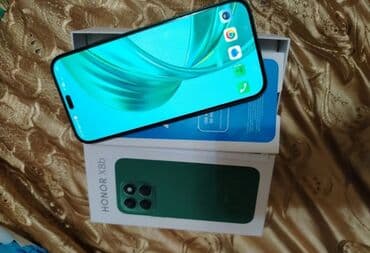 honor x8 case: Honor X8b, 256 GB, rəng - Yaşıl, Zəmanət, Sensor, Barmaq izi — 1