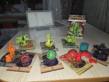 Игрушечные фигурки: Bakugan original dəsti. 7 bakuqan, kartlar və qutu. Hamısı işlək — 2