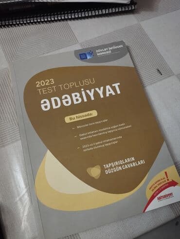 dim ədəbiyyat test toplusu pdf 2024: Ədəbiyyat dim test. yenidir. 5 azn. metroya pulsuz çatdırılma var — 1