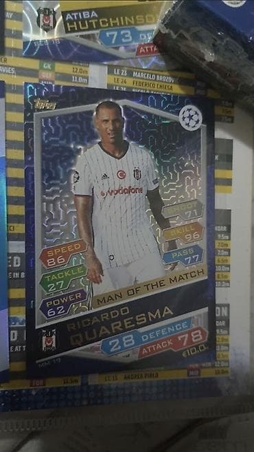 Topps Match Attax 16/17 trading card game pack qutu açılmayıb hər — 3