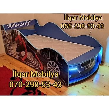 Детская мебель: Новый, На заказ, Кровать-машина, Без матраса, Без выдвижных ящиков — 7