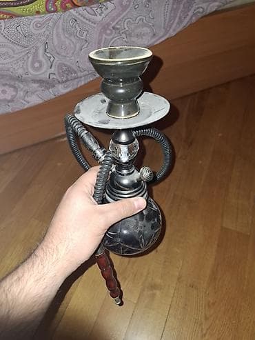 Mini nargilə - Kompakt ölçülü, daşınması asan model - Şüşə gövdə