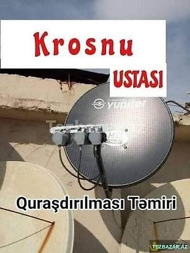 Texnikanın təmiri: Peyk antenalarının quraşdırılması | Quraşdırılma, Təmir, Tənzimlənmə — 2