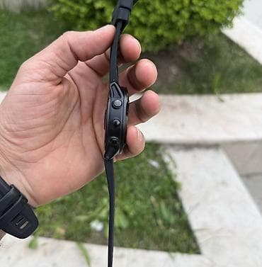 smart saa: İşlənmiş, Smart saat, Garmin, Suya davamlı, rəng - Qara — 4