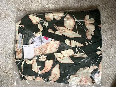 yay sarafanı: Mango LINEN kolleksiyasından çiçək naxışlı sarafan don Mağaza qiyməti — 2