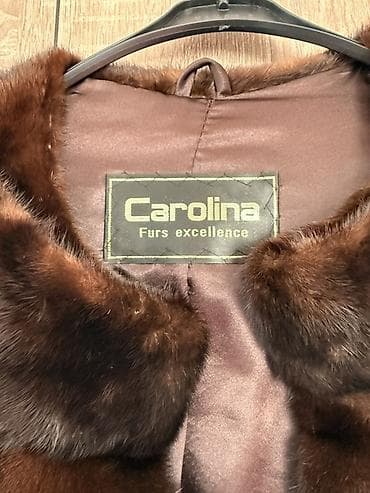 pulsuz geyimler: Brend: Carolina – Furs Excellence Qadın üçün qəhvəyi rəngdə təbii xəz — 3
