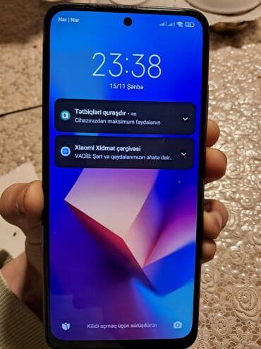 redmi not 10 c: Redmi Note 10, 128 GB, rəng - Göy, Sensor — 6