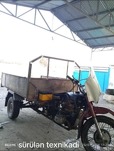 Üç təkərli yükgötürən motosiklet (sürülən texnikadır) - Konstruksiya — 2