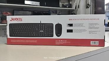 en ucuz hp notebook: JEDEL G10 – masaüstü klaviatura və siçan dəsti - Tam ölçülü, nazik — 1