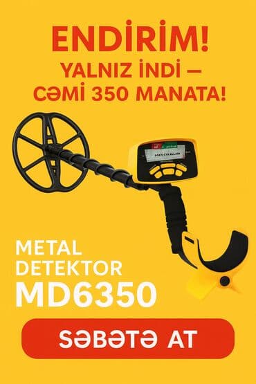 qizil axtaran aparat satisi: Metal Detector MD6350 - Yüksək həssaslıq: 6 proporsiyadan 83-ə qədər — 1