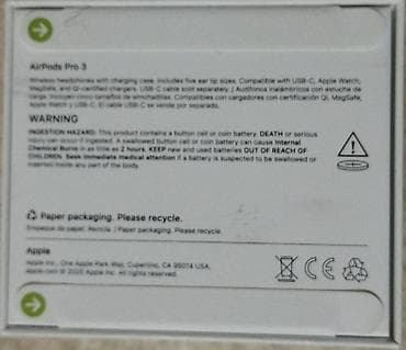 realme buds air: Məhsul: AirPods Pro 3 Yenidir original məhsuldur açılmayıb amazondan — 2
