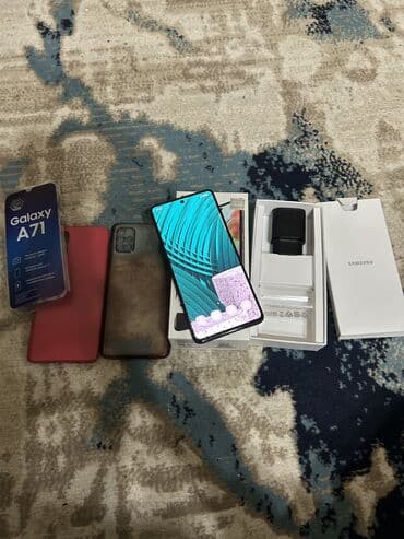 Мобильные телефоны: Samsung Galaxy A71, 128 ГБ, цвет - Голубой — 2