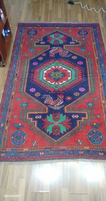 səhəng şəkilləri: Qədimi xalça – təmiz yun • Material: 100% təmiz yun, əl toxuması • — 3