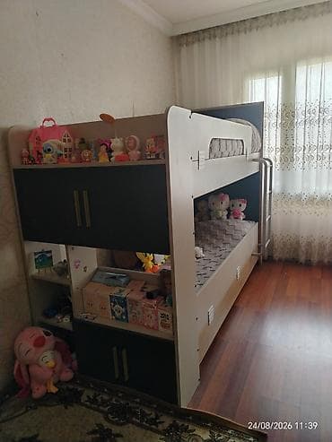 usag maneji: Uşaq otağı üçün iki mərtəbəli çarpayı-garnitur - Model: iki mərtəbəli — 2