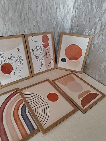 yeni il koftalari: Minimalist divar posteri – xətt sənəti kolleksiyası, sifariş üçün zəng — 6