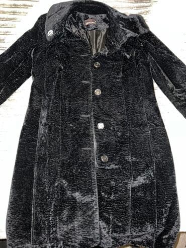 dublyonka dublonka дублёнка: Palto, L, rəng - Qara — 5