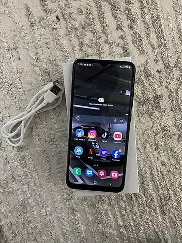 düymeli telefon: Samsung Galaxy A02 S, 32 GB, rəng - Göy, İki sim kartlı — 3