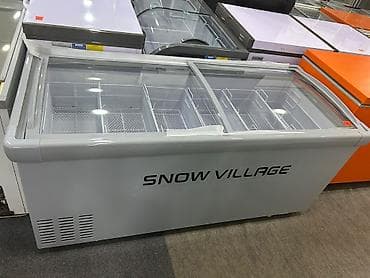 SNOW VILLAGE kommersiya dondurucu vitrini - Tip: Üstü sürüşkən şüşə