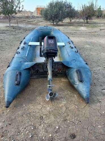 надувной бассейн купить в баку: Şişmə qayıq + asma motor komplekti - Korpus: qalın PVC material — 5