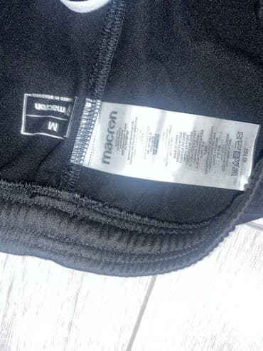 idman desti: İdman Şalvar, Macron, M, rəng - Qara — 3