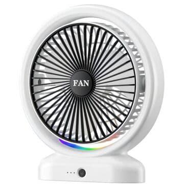 əl ventilyatoru: Ventilyator Sərinkeş İşiqli 3 surət rejimi var USB və batareya ilə — 8