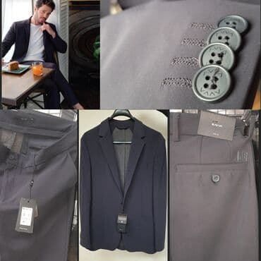 Kostyum, Demisezon, Avva, M, rəng - Göy