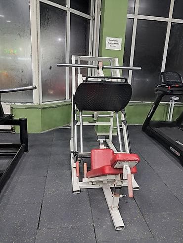 qantel ştanq: Leg Press/Hack Squat trenajoru - İki funksiyalı: ayaq presi və hack — 2