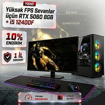 islenmis kabel: RTX 5060 8GB + i5 12400F prosessor ile butun yeni nesil oyunlari — 1