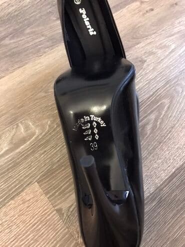 ботильоны высокий каблук: Brend: Polaris Model: Klassik qadın tuflisi - Rəng: qara, parlaq - — 7