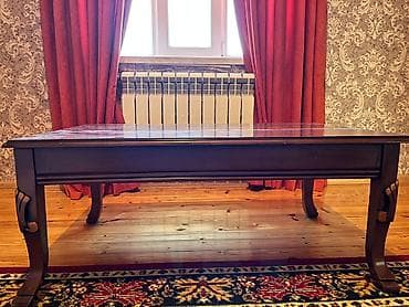 kəndir: Düz masa, Açılmayan, Təkərsiz, Taxta — 3