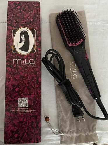 iphone ekran şəkilləri: Mila Hair Straightener Brush – saç düzləşdirən elektrikli daraq — 1