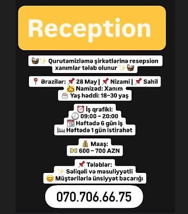 herbilesdirilmis muhafize idaresi unvan: Qabyuyan tələb olunur, Gündəlik ödəniş, İstənilən yaş — 8