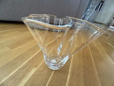 брендовая посуда: Миски, 1 шт., цвет - Белый, Хрусталь, Чехия — 1